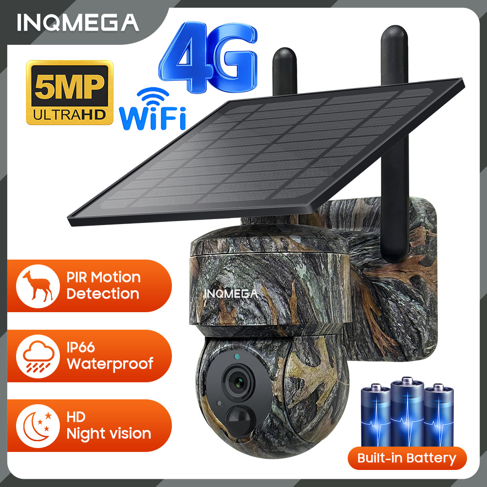 Outdoor Power Monitor - INQMEGA 5MP 4G / WIFI 태양열