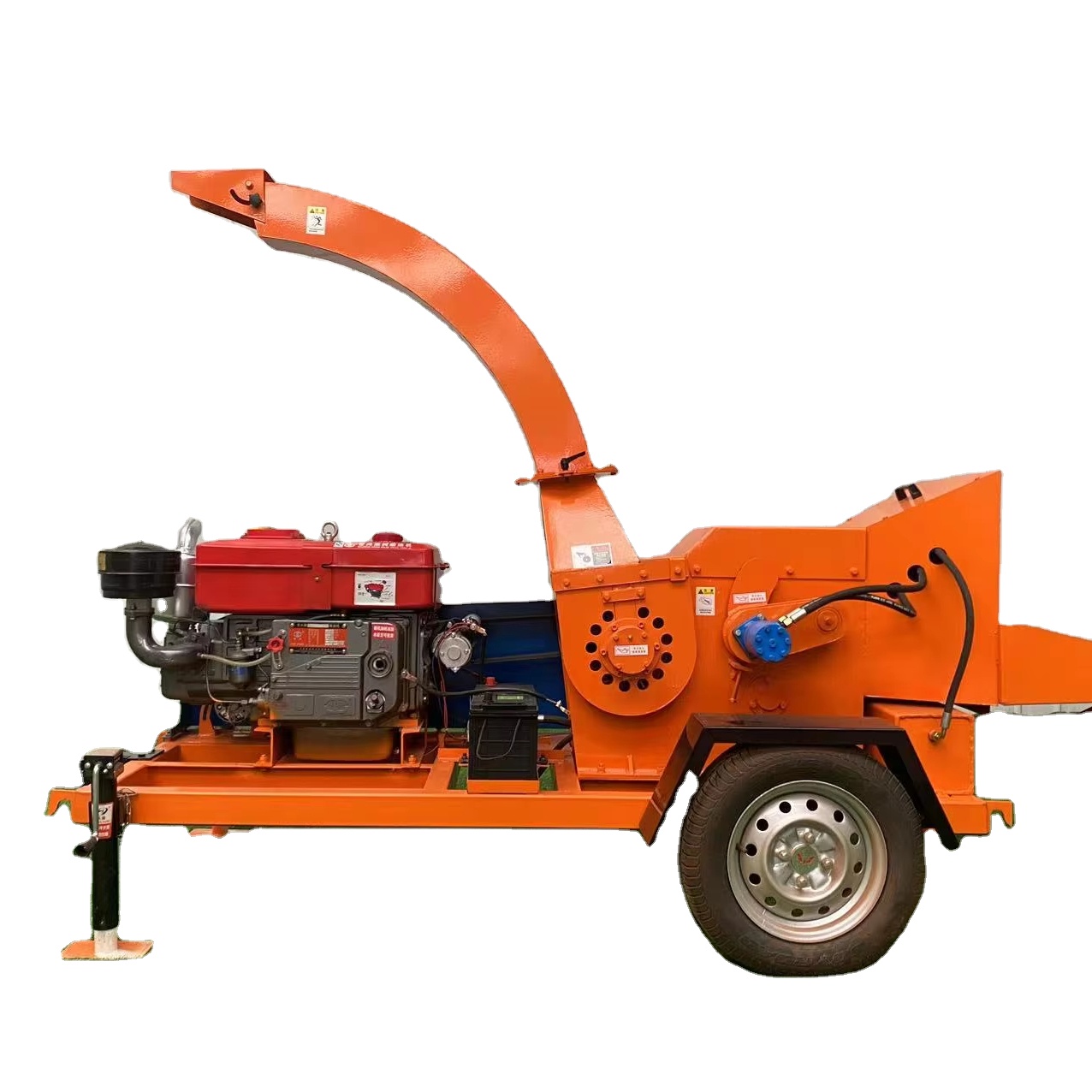 Garden Shredder Chipper - 모바일 32/102HP 중국산 유압식 정원 임업