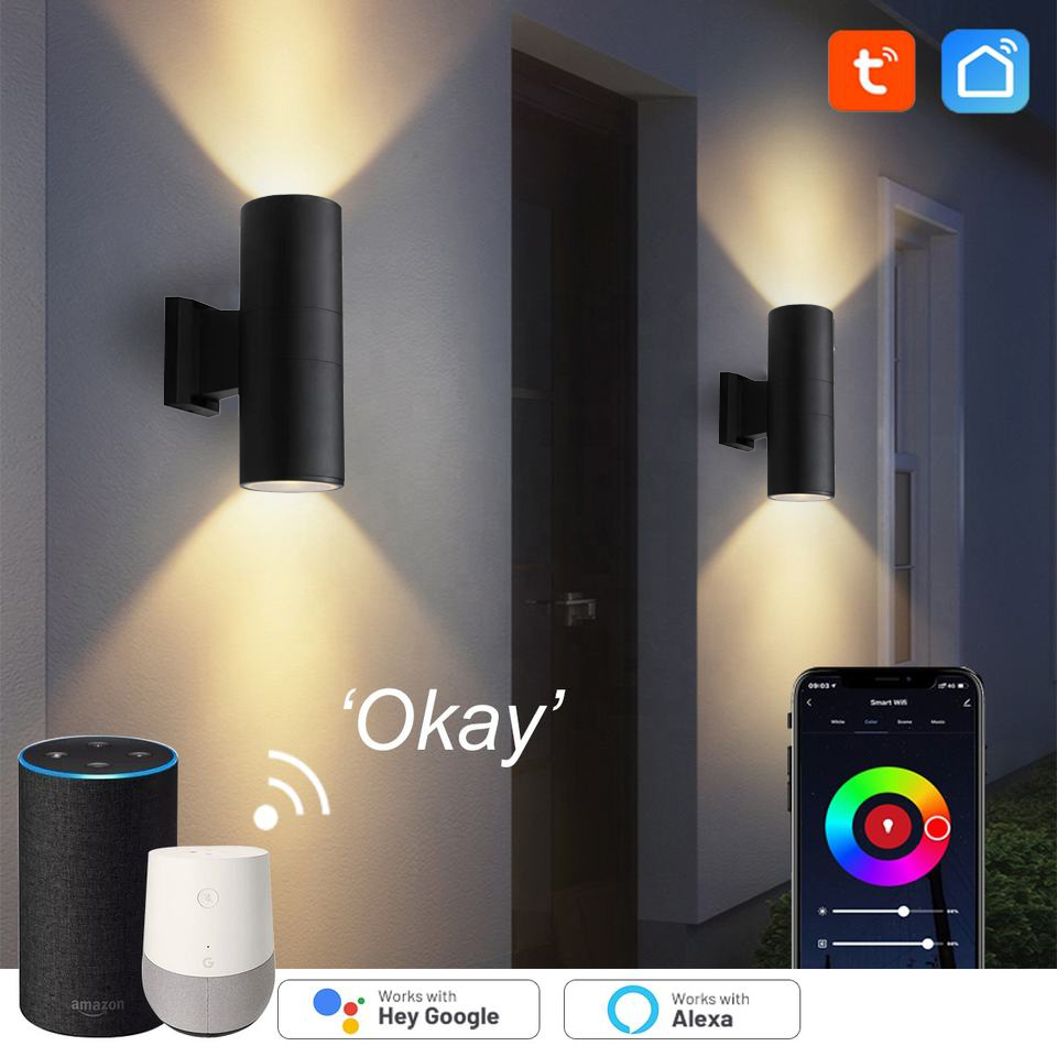 Outdoor Power Point Zigbee - 스마트 라이프 ZigBee/WiFi RGBCW 야외 벽등