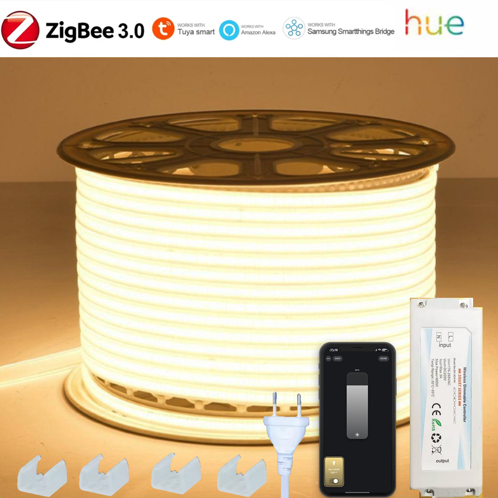 EU 220V ZIGBEE 3.0 COB LED 스트립 - Outdoor Power Point Zigbee 리뷰 및 가격