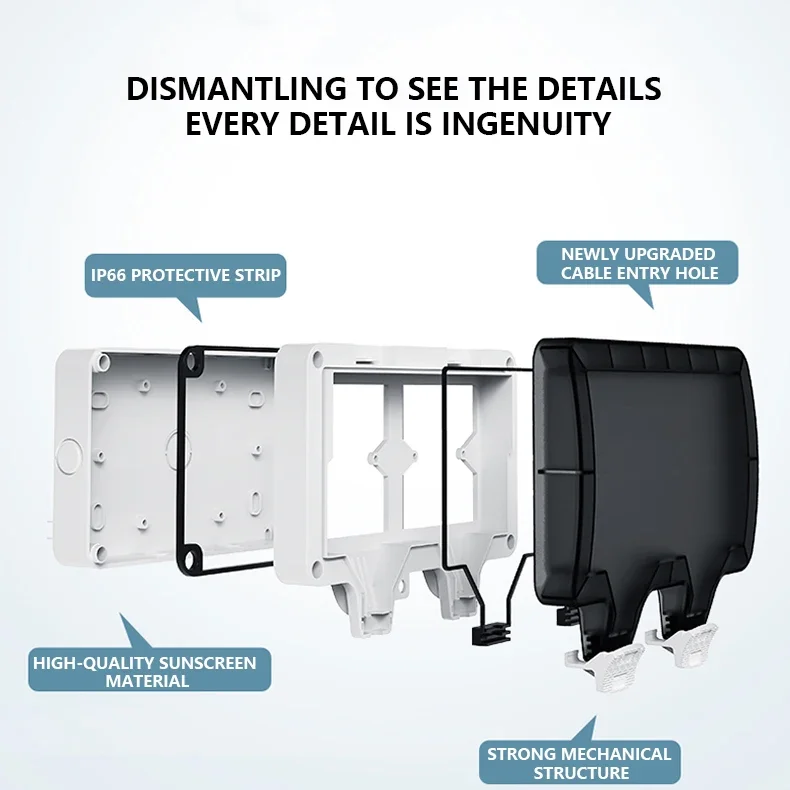 Tuya 전원 소켓 IP66 야외 EU FR IL Wi - Outdoor Power With Timer 리뷰 및 가격