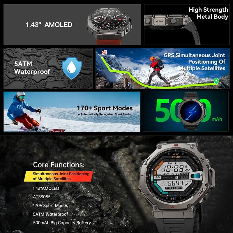 2026 신형 군용 DM58 GPS 스마트워치 1.43 - Outdoor Power Monitor 리뷰 및 가격