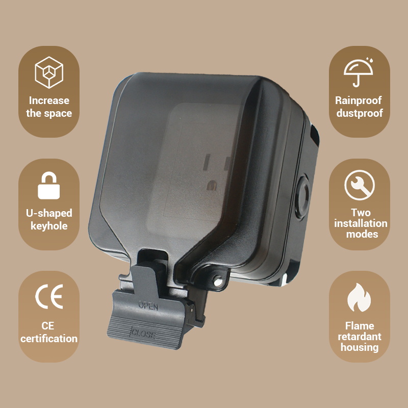 Avoir IP66 벽 방수 소켓 단일 상자 전기 콘센 - Outdoor Power Solutions 리뷰 및 가격