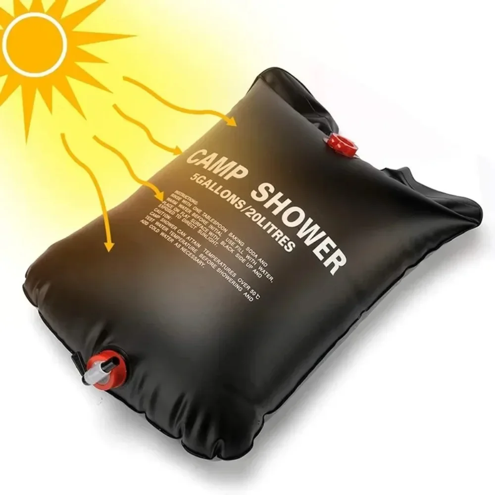 대용량 20L 야외 샤워백 태양열 가열 캠핑 해변 여행 - Outdoor Power Solutions 리뷰 및 가격