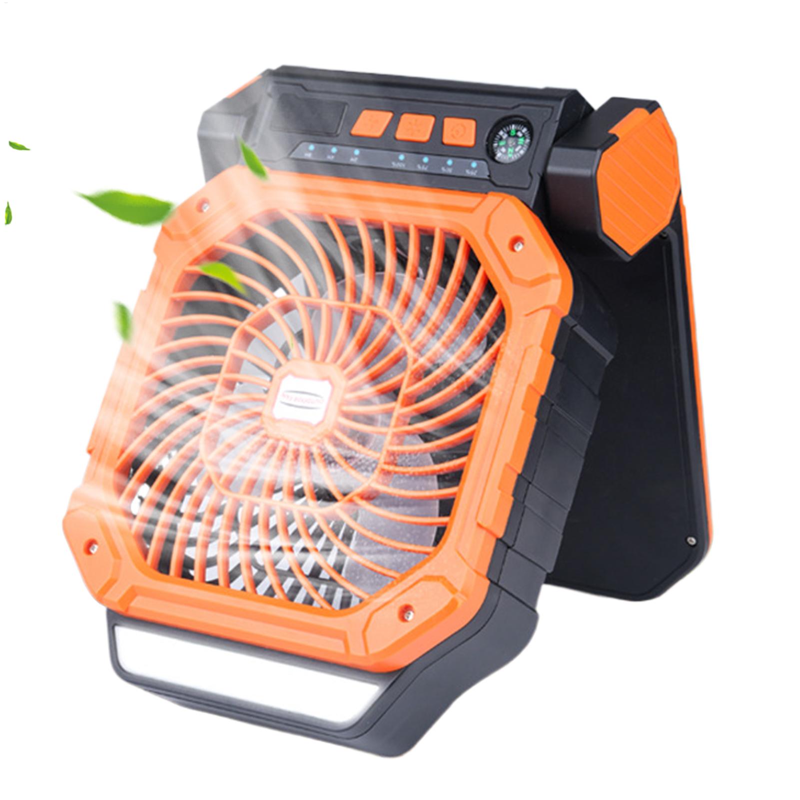 태양열 야외용 선풍기 USB 충전 캠핑용 선풍기 90도 - Outdoor Power With Timer 리뷰 및 가격