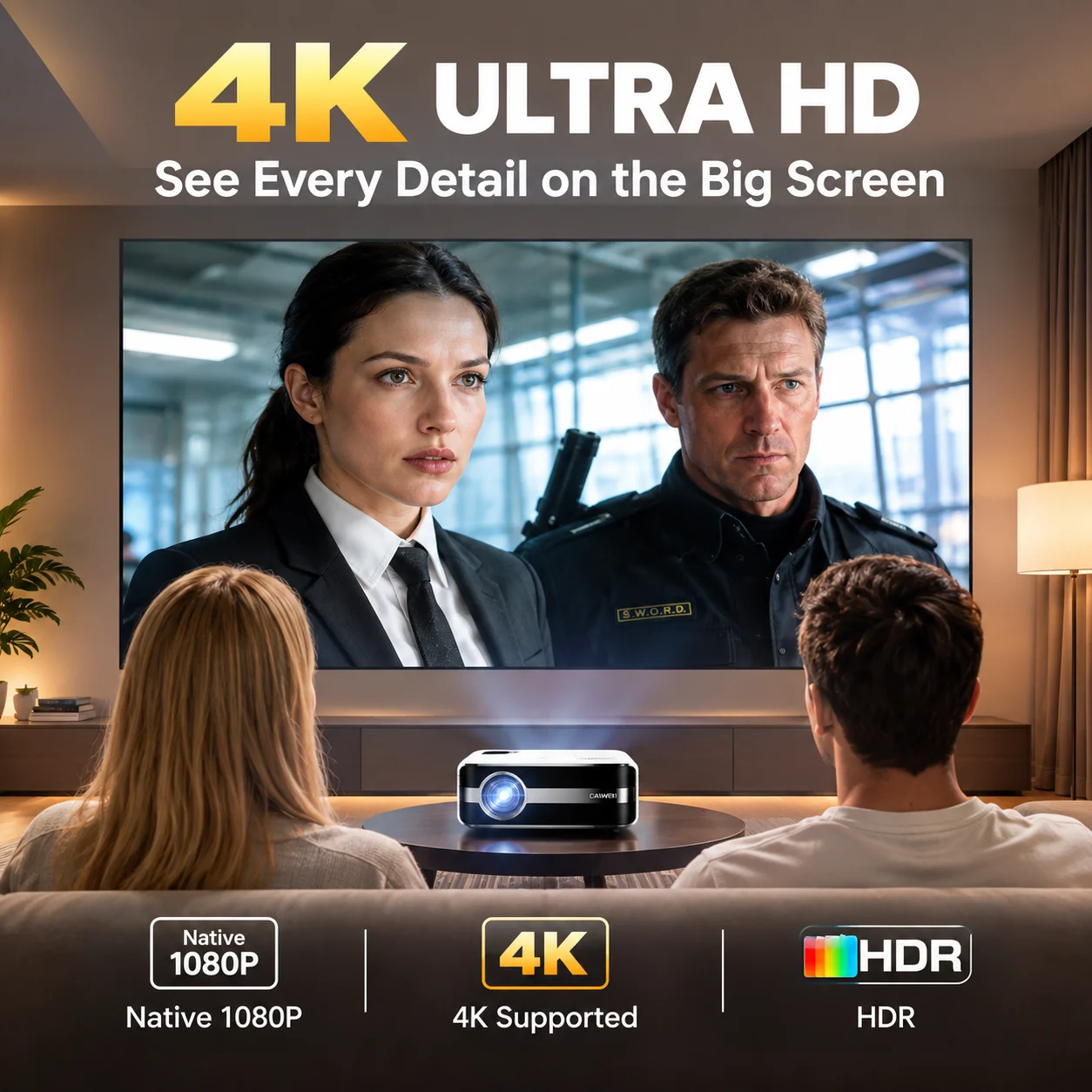 새로운 A9S 4K 4000ANSI 프로젝터, 자동 초 - Outdoor Power Products 리뷰 및 가격